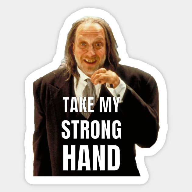 TAKE MY STRONG HAND Sticker by ematzzz